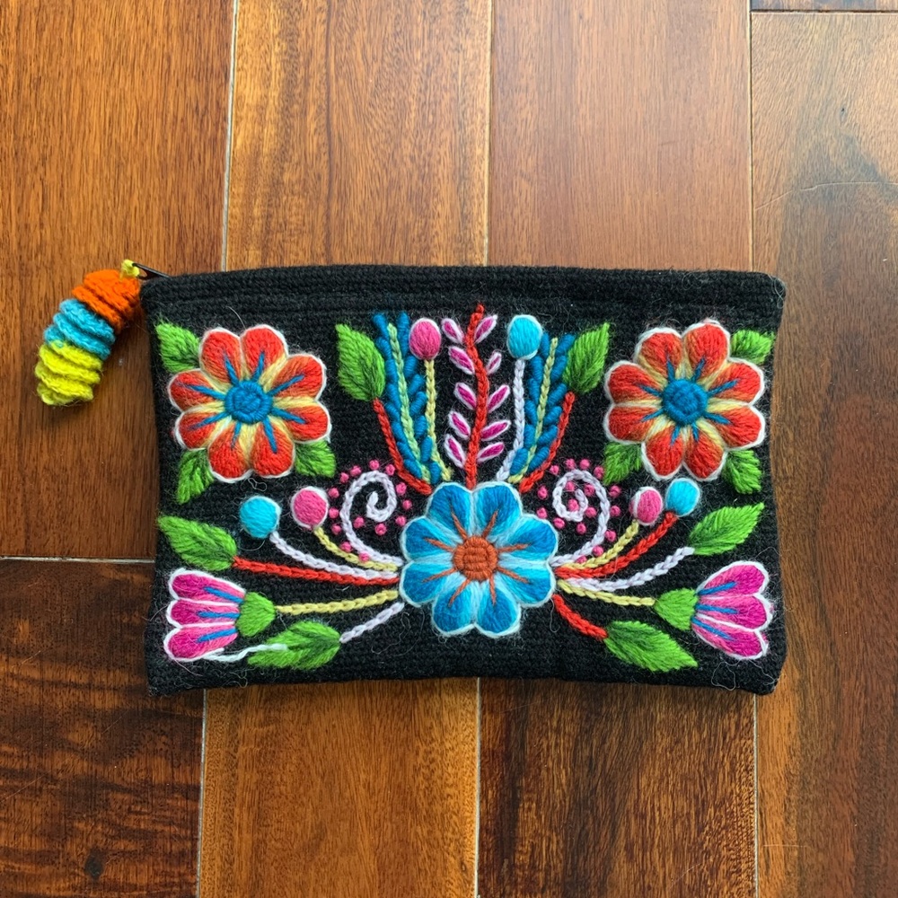 Handmade Colourful Clutch from Peru